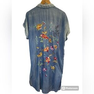 Kyla Karyn Seo Caite Maya Dress Women's Small Embroidered Back